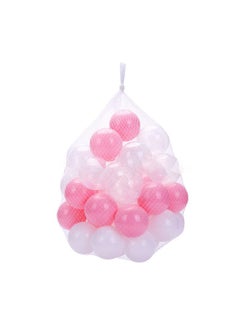 Pink/White/Transparent-50pcs