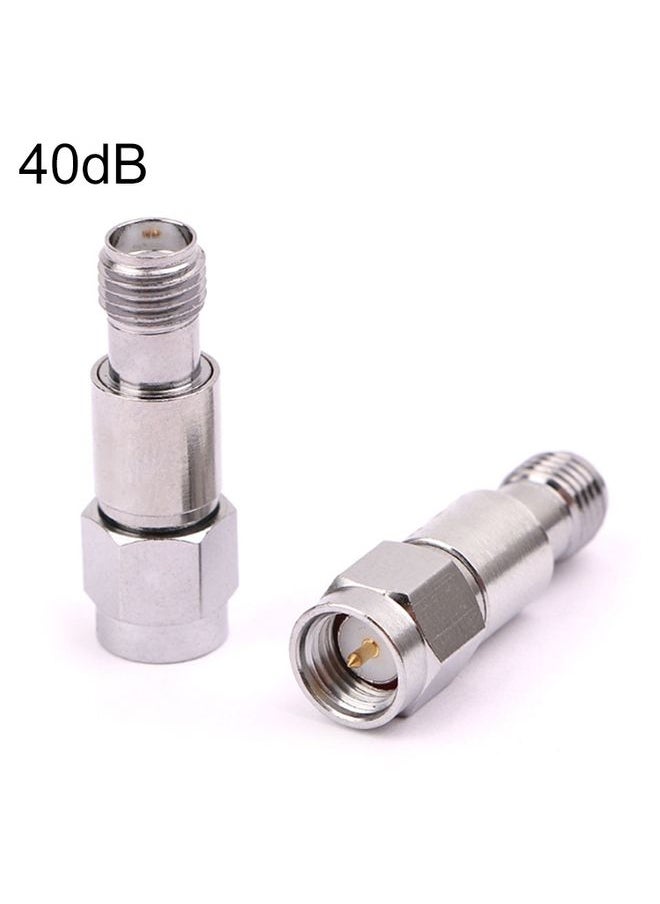 BURAQ 40dBi SMA Attenuator DC-6GHz SMA Coaxial Fixed Connectors  - Image 1