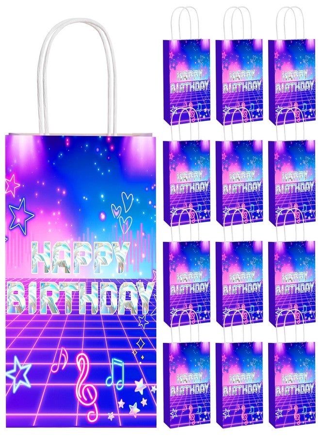 Epakh 24 Pcs Kpop theme Musical Party Favor Gift Bags Kpop Themed Goodie Treat Bags Candy Pouch with Handles for Birthday Party Supplies - Image 1