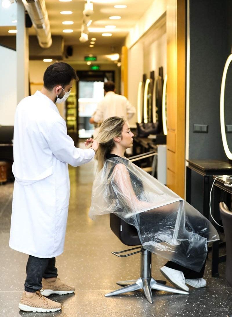 ماكس كير مآزر ماكس كير للاستعمال مرة واحدة ، عبوة للاستعمال مرة واحدة من 500 مريلة حلاقة متعددة الوظائف للنساء أو الكبار مع تصميم مقاوم للماء (كبير) - Image 4