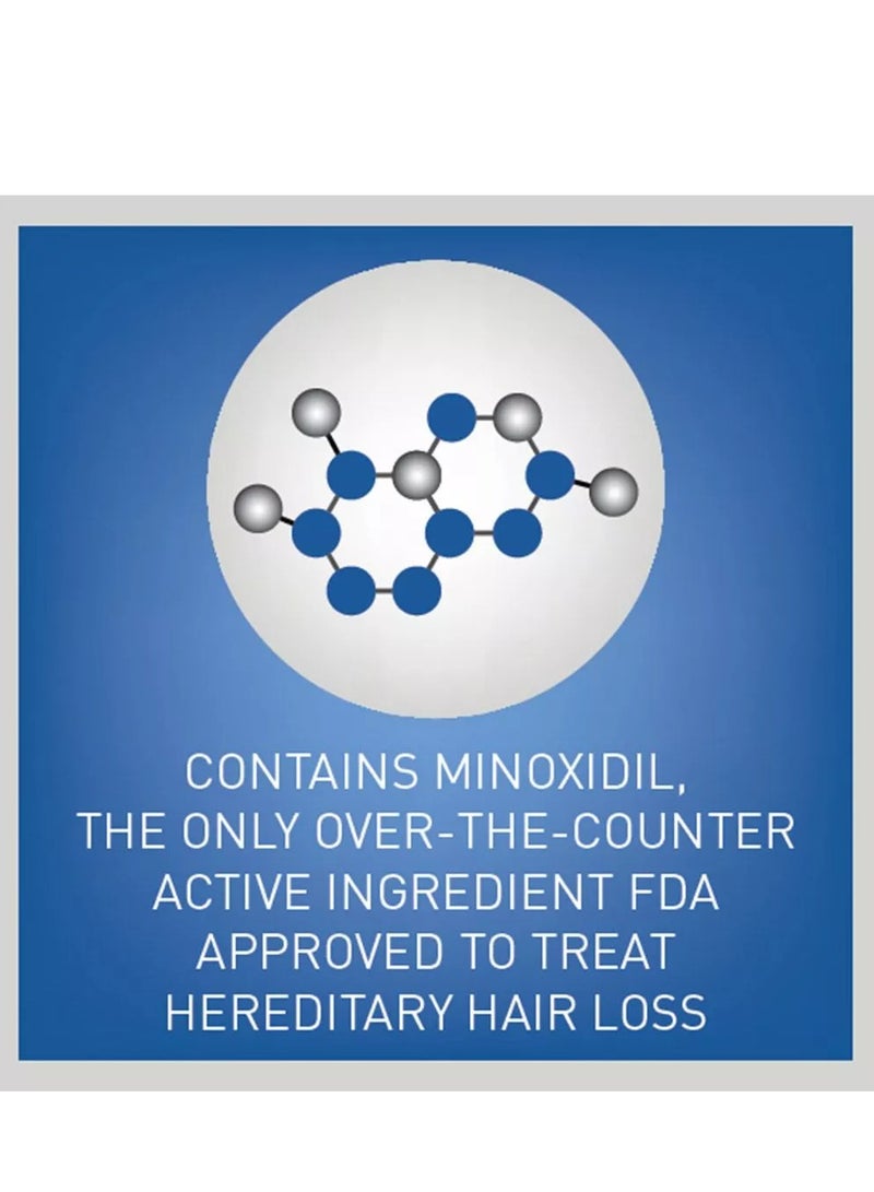 Regaine For Men Extra Strength Hair Regrowth Foam 73ml, Pack of 3 - Image 3