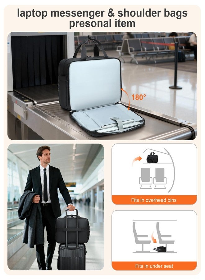 LOIDOU Laptop Bag for Men with Insulated Pocket 15.6 inch Laptop Case Waterproof Shoulder Messenger bag Teacher Tote Bag Laptop Briefcase Professional Computer Bag for teacher Work, College, Travel - Image 5
