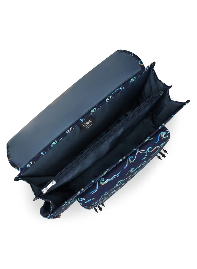 Kipling  Preppy Fun Ocean Print Backpack  | Best Price UAE