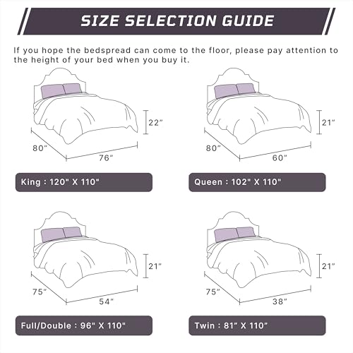 Better Trends 1 Piece Chenille Bedspread King Size 100% Cotton Chenille Bedding Lightweight Medallion Pattern Bedroom Decor Rio Collection - Image 5