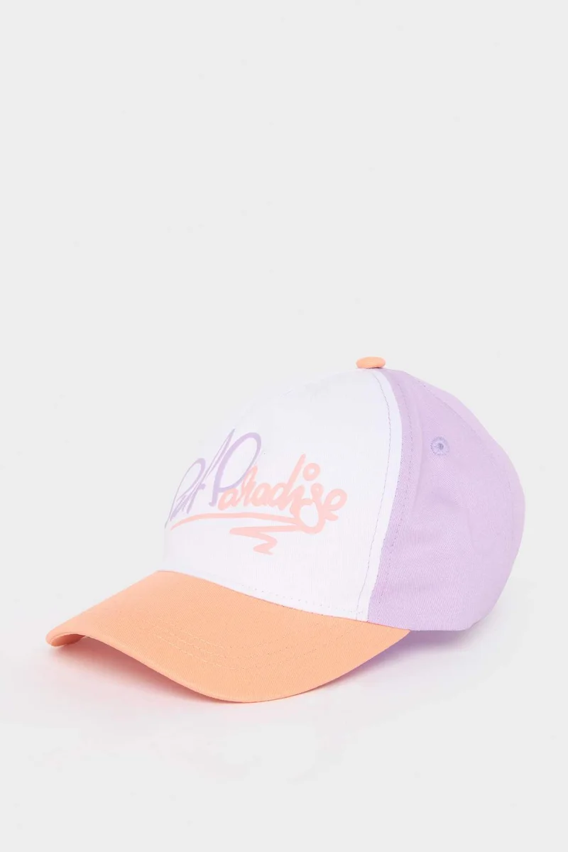 ديفاكتو Girl Printed Cotton Cap