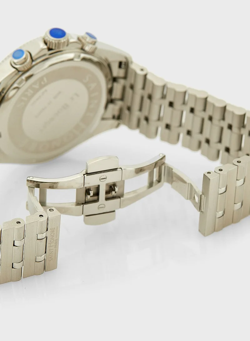 Saint Honore Paris Lb896101 17Din Chronograph Analog Watch