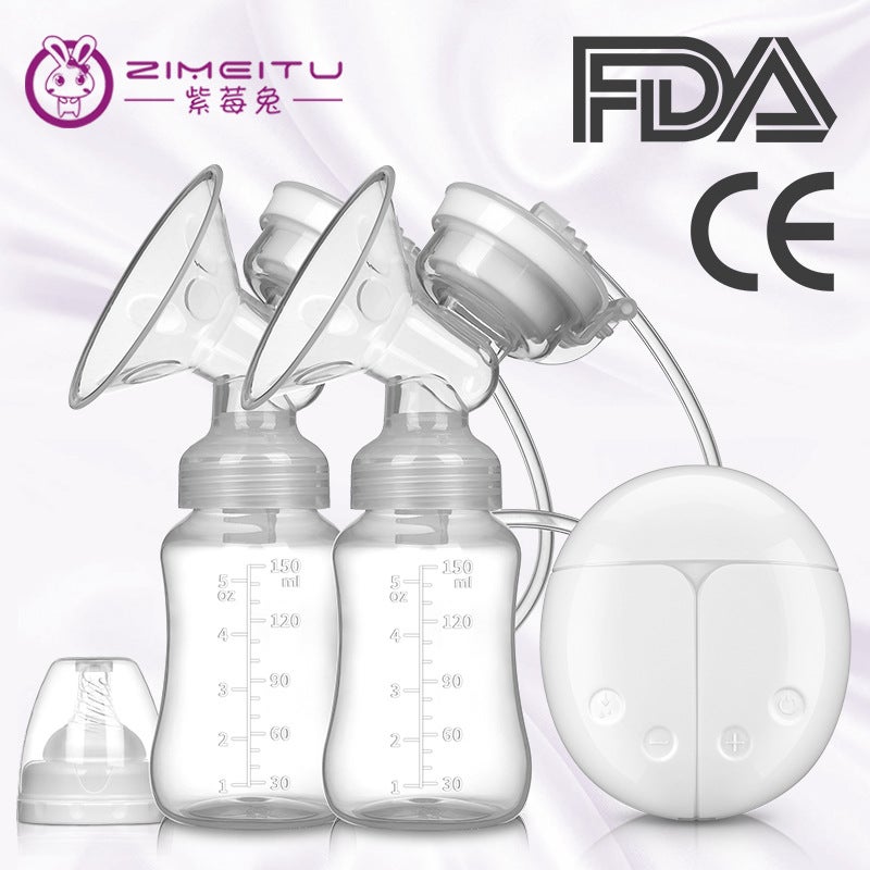 Bilateral Electric Breast Pump, Silent Breast Pump, Automatic Milking And Lactation Device, Non-Wearable, Maternal And Infant - Image 2