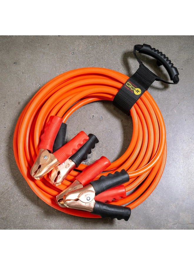 Wrap-It Storage Easy-Carry Straps - Assorted 3-Pack Black – Hook and Loop Straps with a Carrying Handle for Garden Hose, Extension Cord, Cable, Garage, Boat, RV Accessories Organization - Image 5