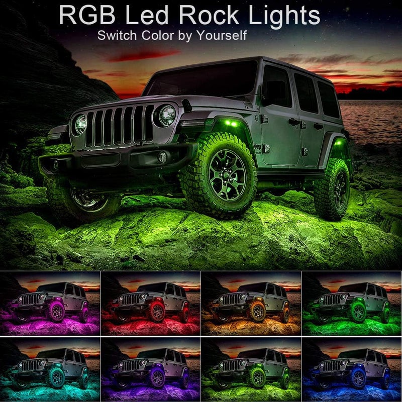 OPP ULITE 6 Pods RGB LED Rock Lights Kit with Bluetooth - Image 2