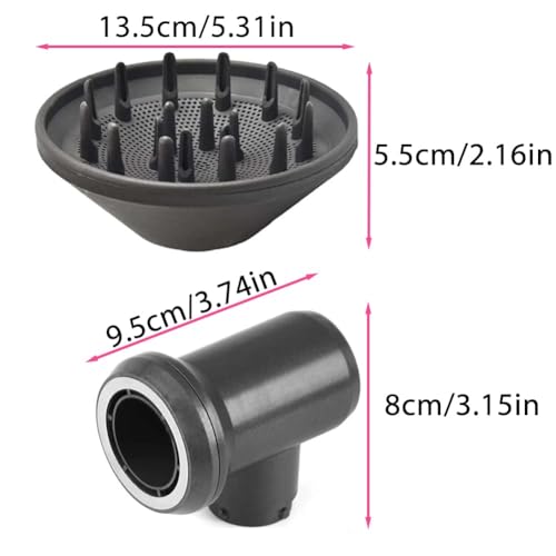 Chuancheng Diffuser & Adaptor Attachment Set for Dyson Airwrap, for Airwrap Styler Into A Hair Dryer Combination - Image 3