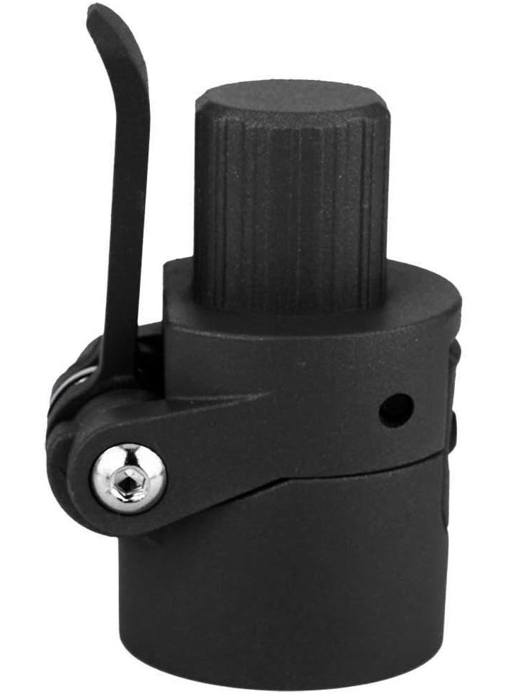 قاعدة عمود قابلة للطي بديلة للسكوتر الكهربائي مصنوعة من سبائك الألومنيوم وقاعدة قضيب قابلة للطي باللون الأسود - Image 1