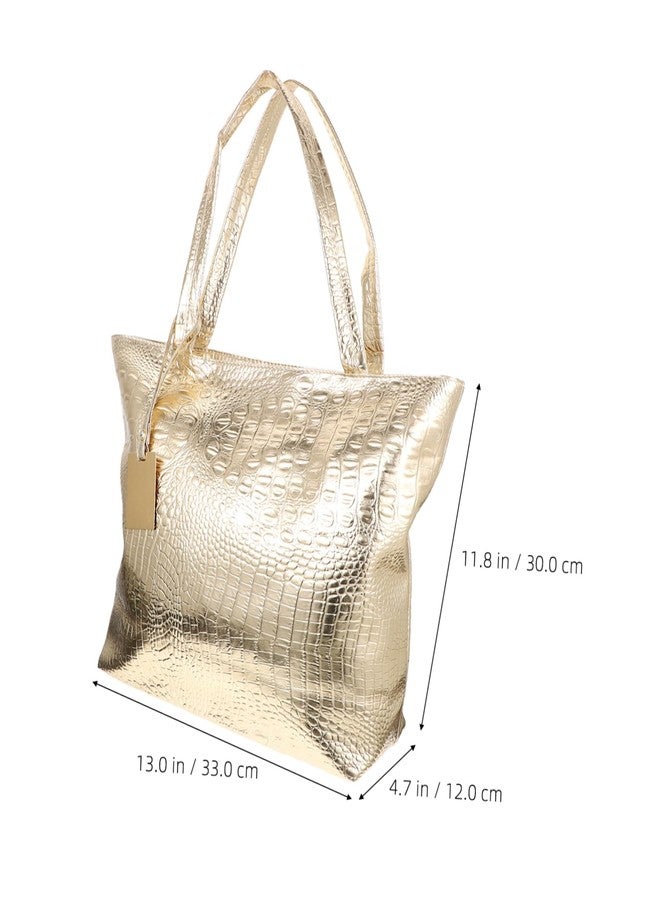 DEARMAMY Pattern Handbag Large Capacity Pu Tote Bag with Handle for Travel Shopping and Business 13X12X5 Inches - Image 2