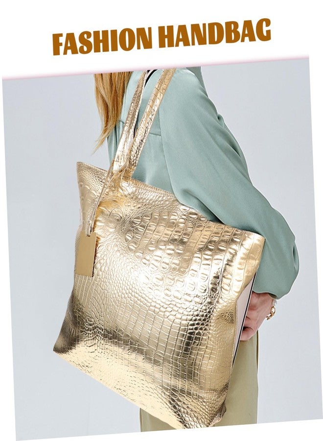 DEARMAMY Pattern Handbag Large Capacity Pu Tote Bag with Handle for Travel Shopping and Business 13X12X5 Inches - Image 5