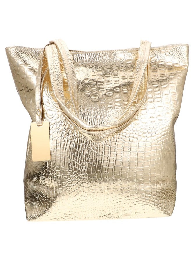 DEARMAMY Pattern Handbag Large Capacity Pu Tote Bag with Handle for Travel Shopping and Business 13X12X5 Inches - Image 1
