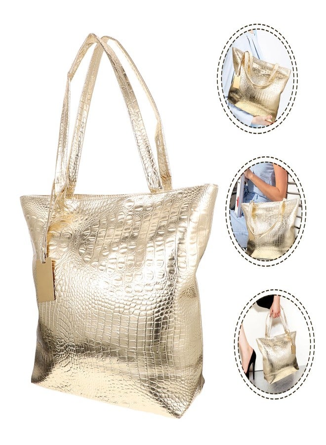 DEARMAMY Pattern Handbag Large Capacity Pu Tote Bag with Handle for Travel Shopping and Business 13X12X5 Inches - Image 4