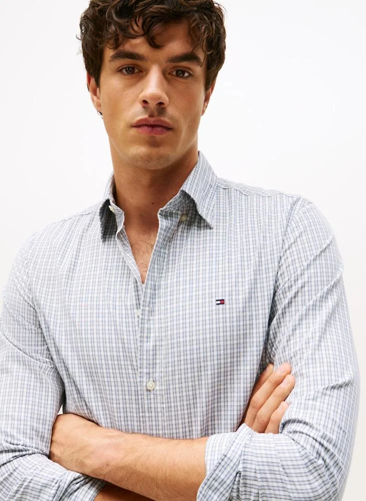 تومي هيلفيغر TH Flex Regular Fit Tartan Shirt