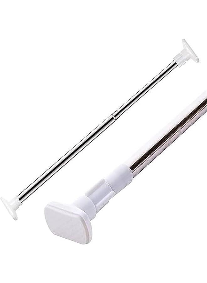 HOOKOR - Adjustable Stainless Steel Clothes Rail for Wardrobe, Shower, Kitchen - Extendable Pole 70-120cm with 22mm Diameter Curtain Rod - Image 1