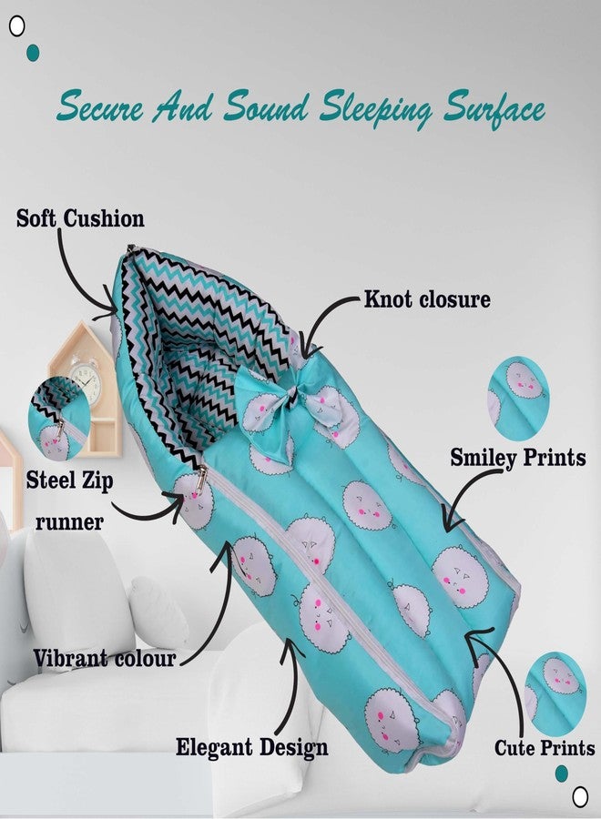 Kwitchy Baby 4 Piece Bedding Set for Baby Boys & Baby Girls (0-6 Months, Green) (4PCS Set) - Image 4