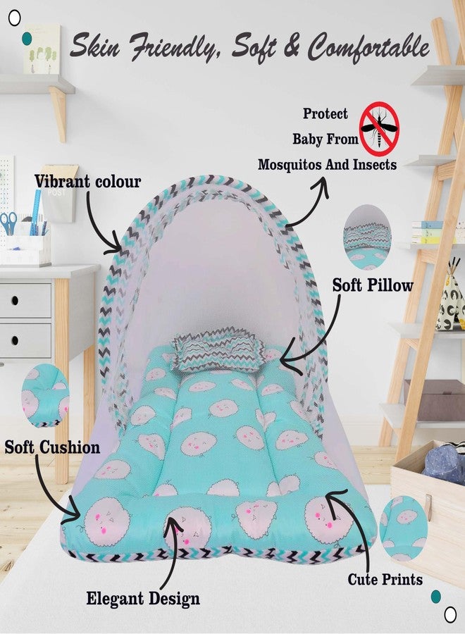 Kwitchy Baby 4 Piece Bedding Set for Baby Boys & Baby Girls (0-6 Months, Green) (4PCS Set) - Image 3