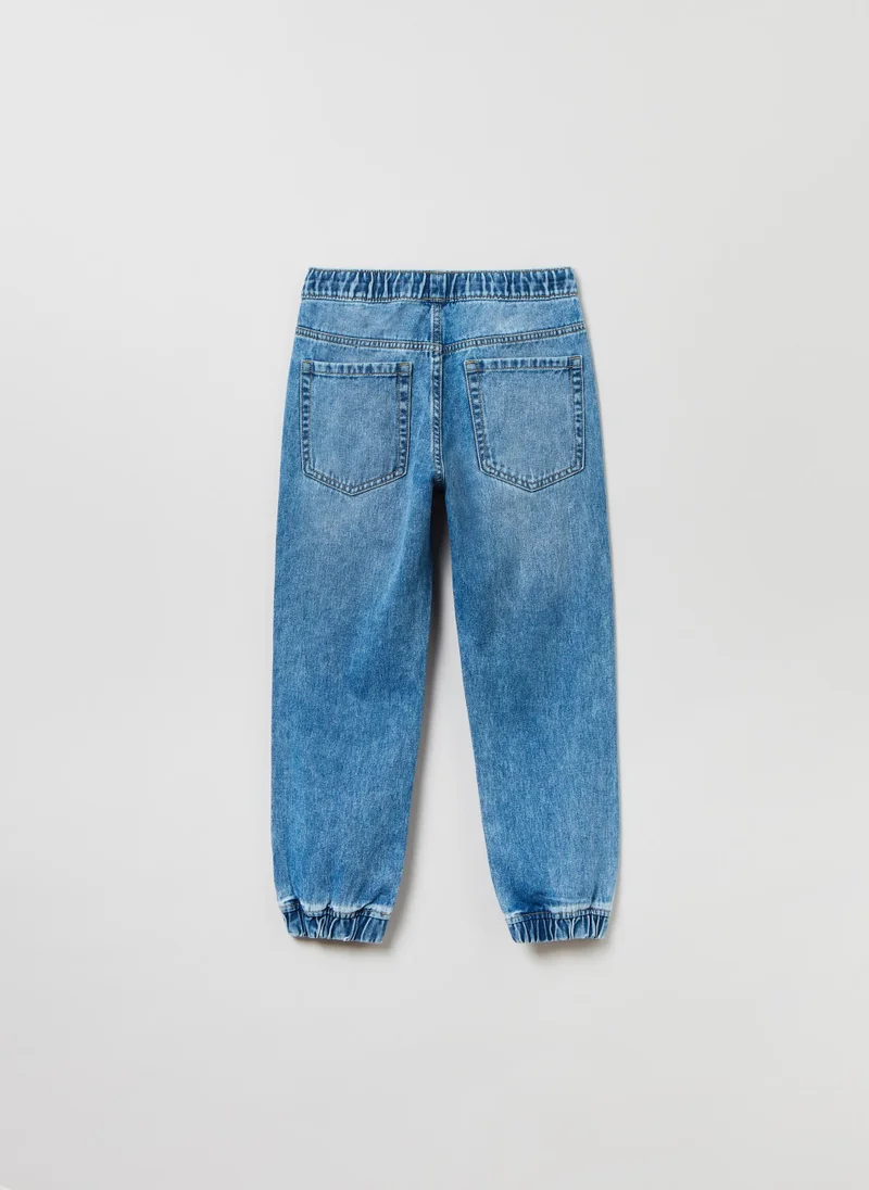 Ovs OVS Denim Joggers With Drawstring