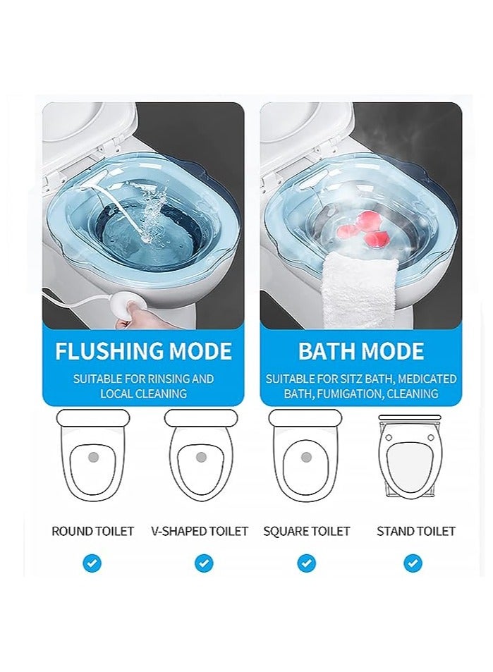 Arabest Sitz Baths for Toilet Postpartum Care With Flusher  - Image 2