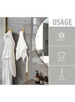 CityRiya-Long Adhesive Hook Self Adhesive Wall Hooks Heavy Duty Waterproof Adhesive Hooks for Hanging Towel Holder Coat Hooks Wall Mounted for Bathroom Kitchen  - Image 5