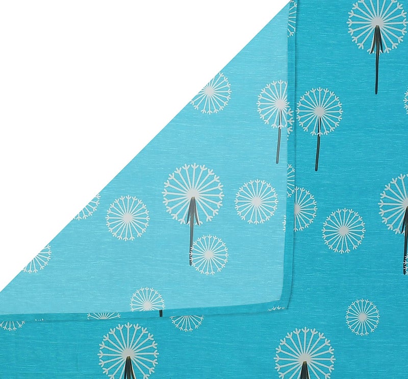 BSB HOME Cotton 160 TC Kingston Collection Super King Size Bedsheets with 2 King Size Pillow Covers| Luxury Soft Sheets (3Pcs Set) |108X108 in, (Aqua & White) - Image 5