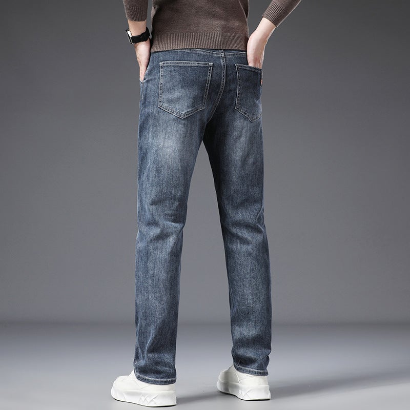 Unisex Classic Denim Jeans Loose Fit Daily Outdoor Wear - Image 5