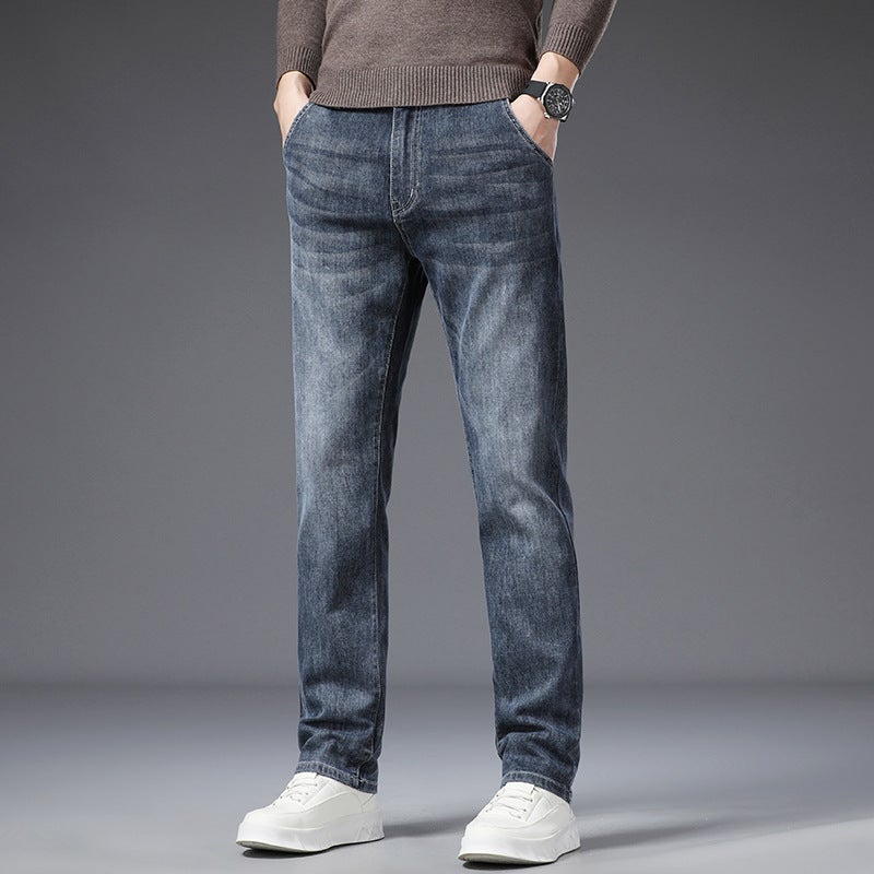 Unisex Classic Denim Jeans Loose Fit Daily Outdoor Wear - Image 4