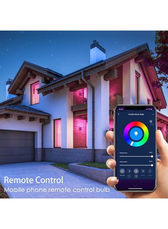 NIBEMINENT Wifi Smart Bulb Multicolour - Image 4