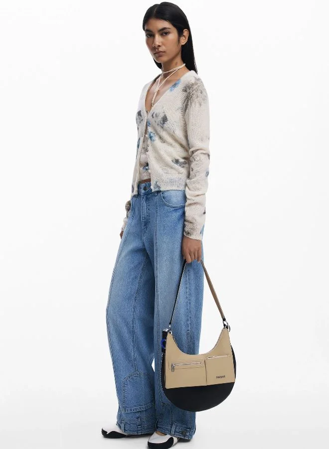 DESIGUAL Medium Detachable Two-Tone Bag