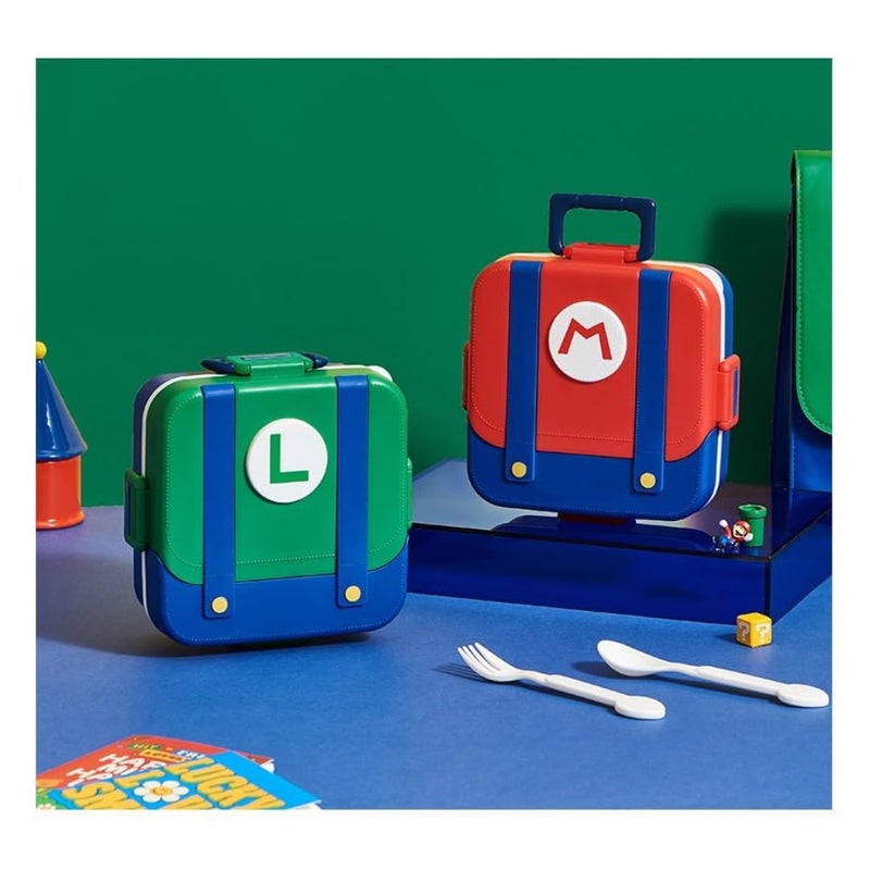 Super Brothers Bento Box for 750ml Lunch Box with Utensils Stainless Steel Lunch Containers 3 Compartments Leak-Proof Bento Lunch Boxes for Boys Girls School Picnic - Image 1