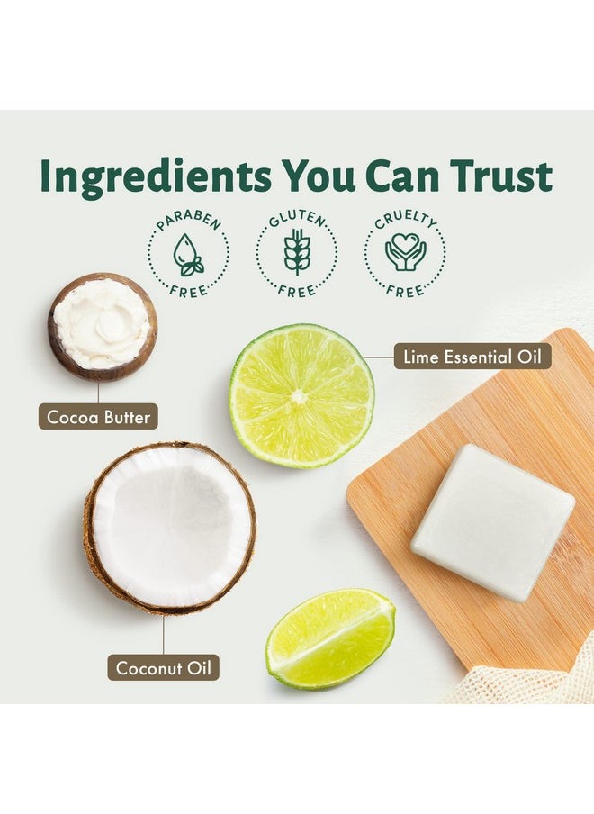 Terra Pure Conditioner Bar ; Cocoa Butter Enriched By 1Shoppe ; Plastic Free Soap Free Vegan Plant Based Sustainable Ecofriendly & Zero Waste  - Image 5