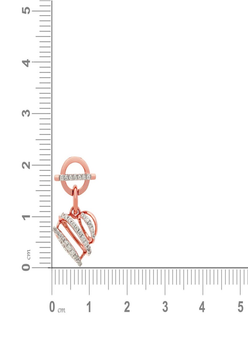 Malabar Gold and Diamonds 18 Carat 750 Purity Mine Diamond Pendant MRGHTH072PN1 - Image 5