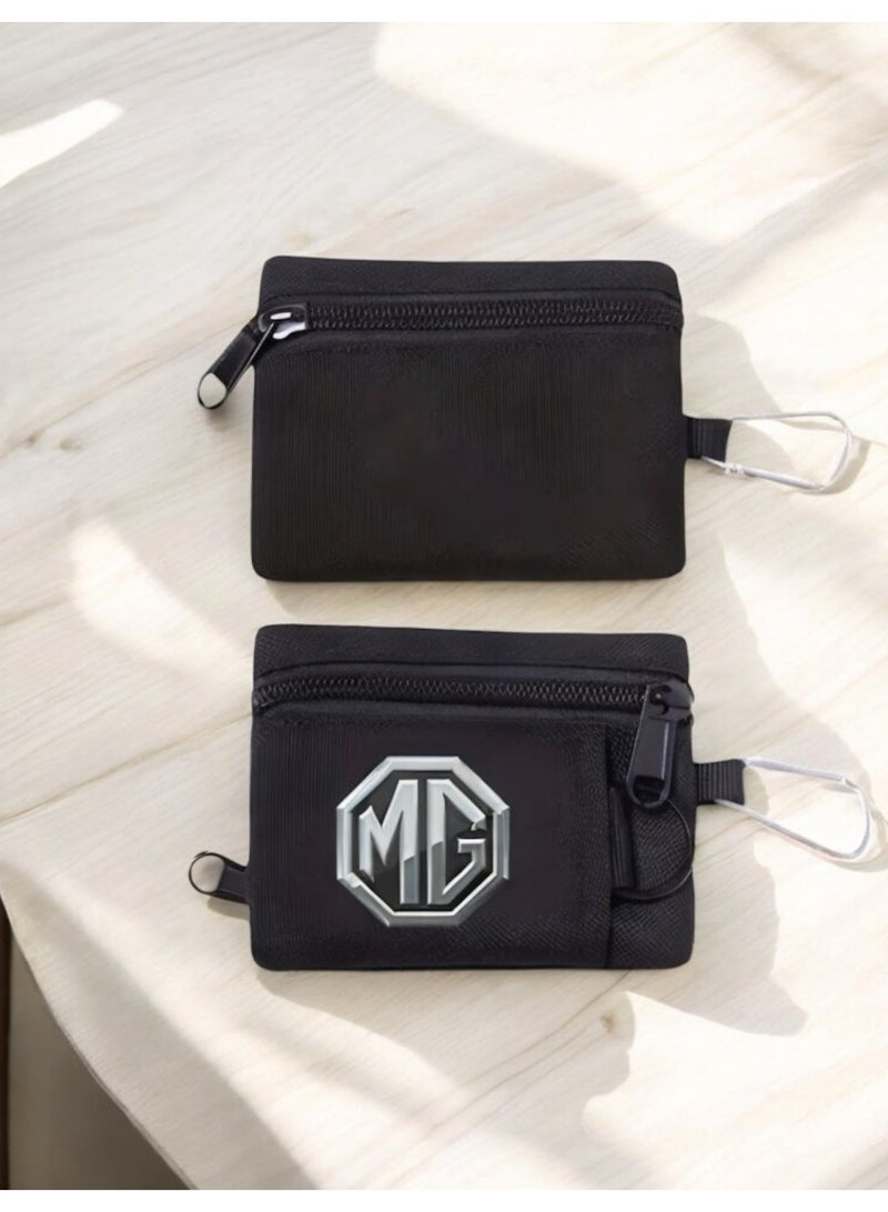ام جي محفظة رجالية صغيرة بسحاب من إم جي بتصميم رياضي أنيق متعدد الاستخدامات - Image 4
