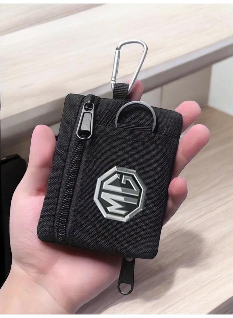 ام جي محفظة رجالية صغيرة بسحاب من إم جي بتصميم رياضي أنيق متعدد الاستخدامات - Image 1