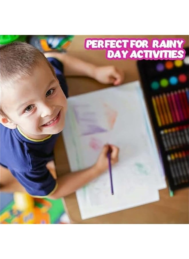 TRASSLE 180-Color Colored Pencils Set, Drawing & Art Supplies, Art Drawing Pencils for Sketching Shading Blending Crafting, Gift Wooden Box for Beginners Kids Teens,Non-Toxic  - Image 5