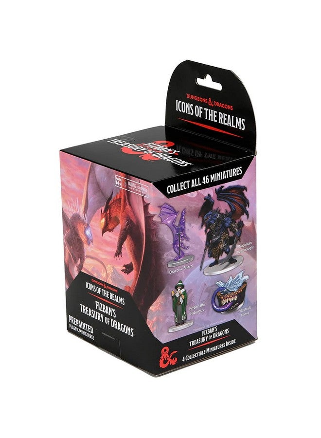 WizKids D&D Icons of The Realms: Fizban's Treasury of Dragons - Booster (Set22) - Contains 4 Miniatures, Pre-Painted, Pre-Assembled, Dungeons & Dragons - Image 1
