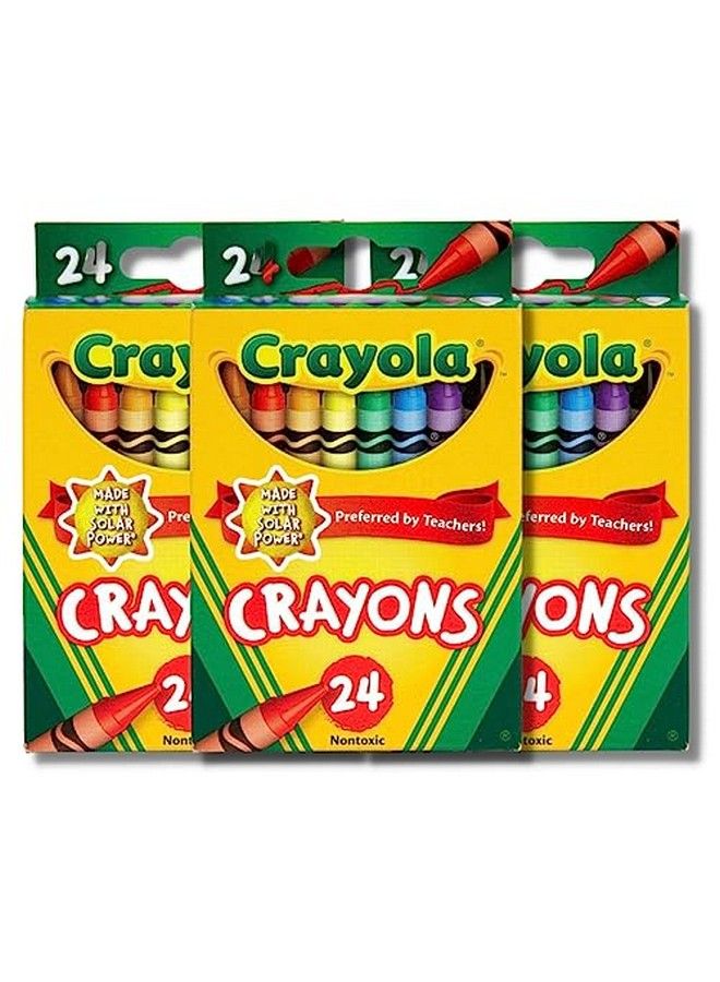 Crayola Classic Color Pack Crayons (24 Box) [Set Of 3] - Image 1