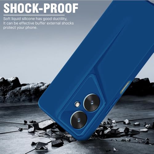WOW IMAGINE Slim Back Cover for Mi Redmi 13C 5G | Poco M6 5G | Blade Series Ultra Thin Case with Lightweight Design | Camera Protection | Soft Matte Silicone Flexible Mobile Case - Black - Image 3
