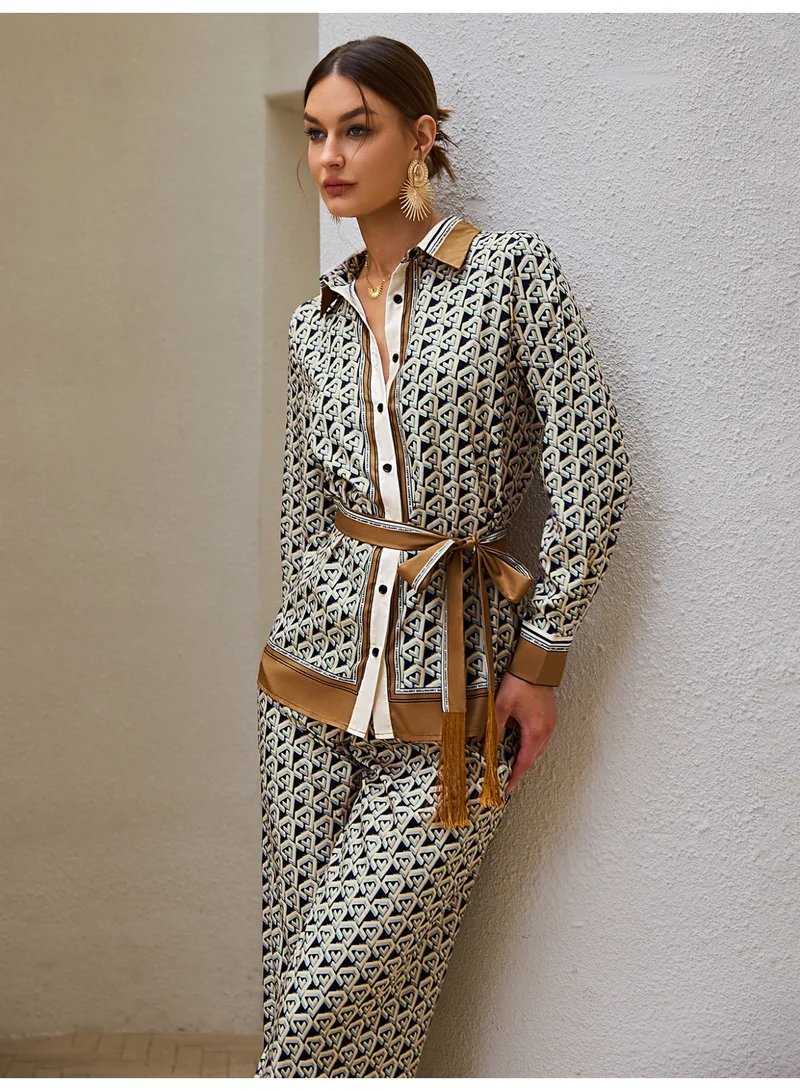 SIMPLEE Women's 2-Piece Outfit Set - Matching Top & Pants for Stylish Look