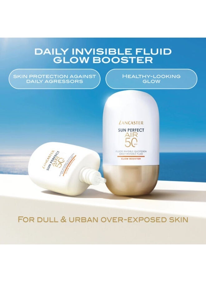 Lancaster Sun Perfect AIR Daily Invisible Fluid SPF50 Glow Booster  40ML - Image 2