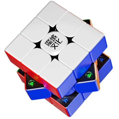 Moyu Weilong V11 SE 2025 Speed Cube 3x3 Stickerless Puzzle Cube Adjustable Tension 48 Magnets 3 by 3 Smooth Professional Magnetic Master CubeMagnetic Matte Black Internal Version - Image 1