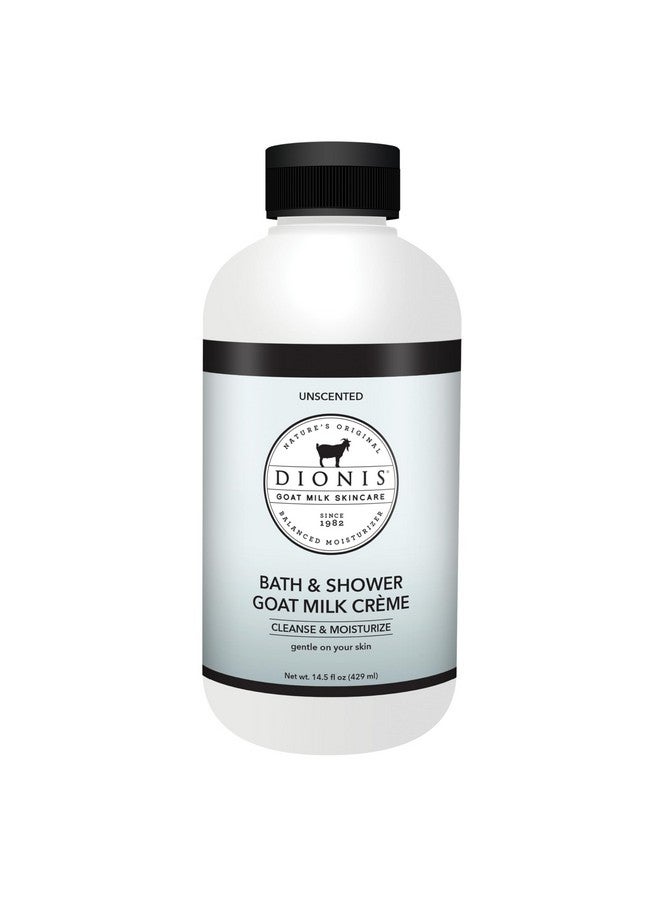 Dionis Goat Milk Skincare Unscented Bath Soap & Liquid Shower Crème Skin Moisturizer & Hydrating Body Wash Made In The Usa Cruelty Free Shower Gel For Sensitive Skin 14.5 Oz Bottle - Image 1