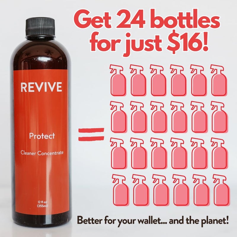 REVIVEEO Protect Cleaner Concentrate Multi-purpose, All-purpose, Concentrated, Mopping, Nontoxic, Plant Based - Image 2