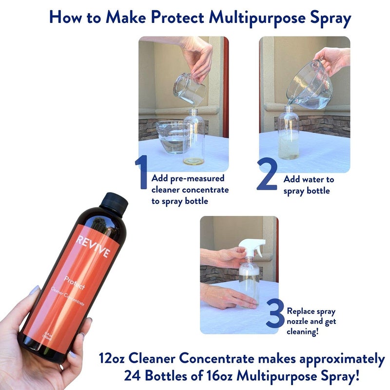 REVIVEEO Protect Cleaner Concentrate Multi-purpose, All-purpose, Concentrated, Mopping, Nontoxic, Plant Based - Image 3