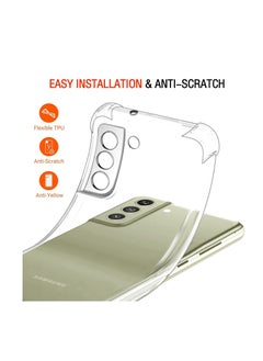 Generic For Samsung s21 Case ShockProof TPU Back Clear Case Cover-Clear  - Image 2