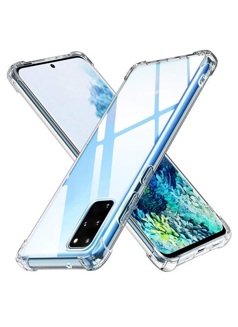 Compatible with Samsung Galaxy S20 Plus Clear Shockproof Case - High Material