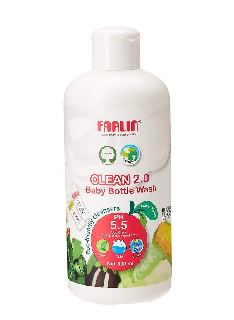 FARLIN Clean 2.0 Baby Bottle Wash 300ml  - Image 1
