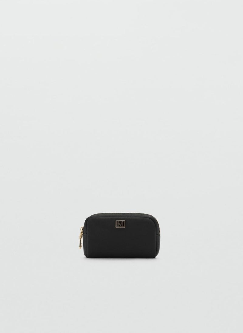 MANGO Zipped nylon cosmetics bag  - Image 1